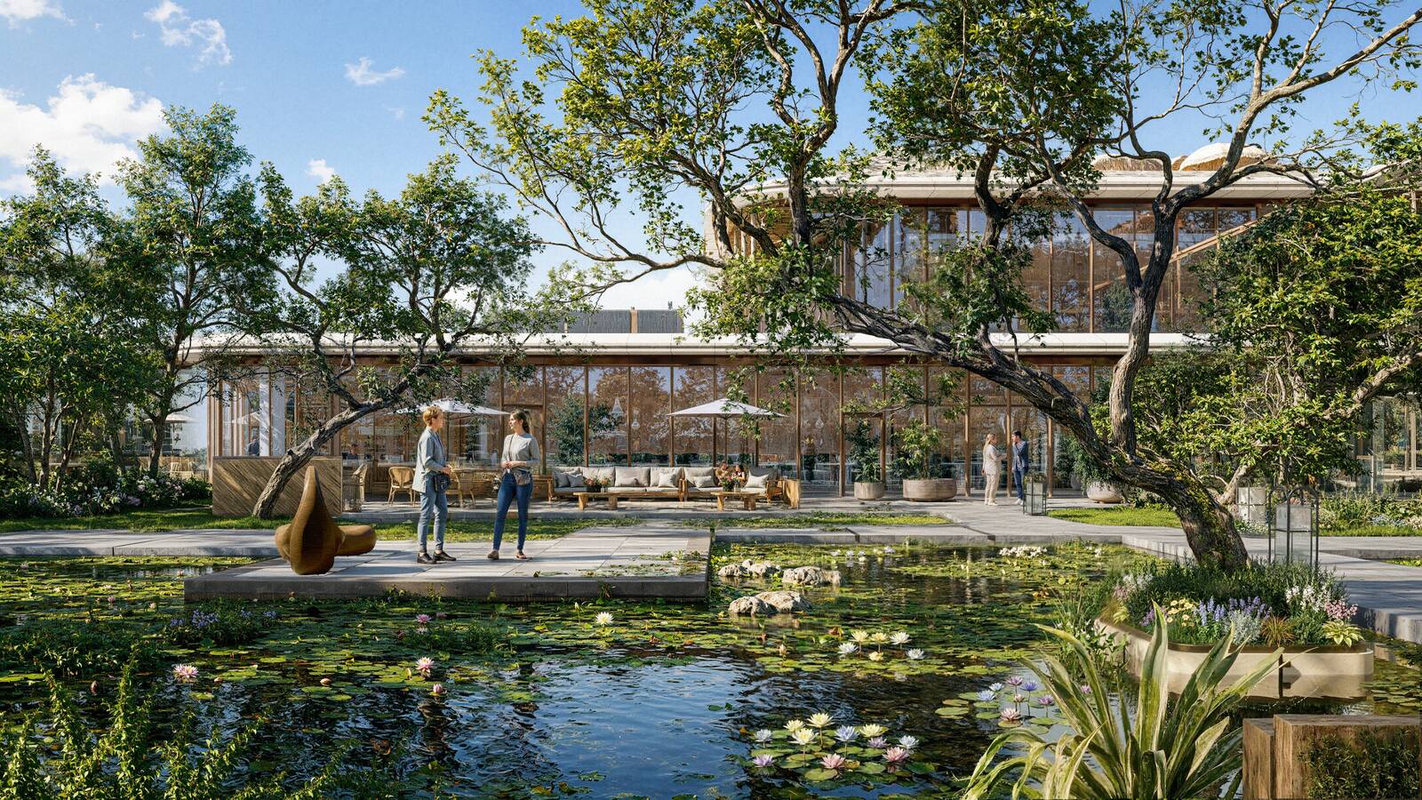 Anantara Miami, Level 5 west garden and reflection ponds